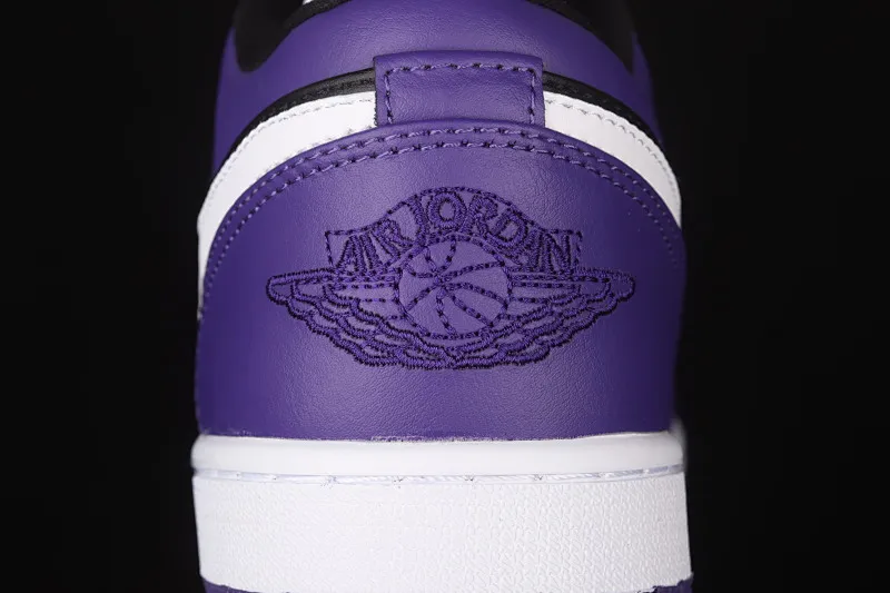 All categories Air Jordan Jordan series basketball shoes Air Jordan 1 Low Air Jordan 1 Low AJ1 Joe 1 black purple and white low-top cultural and leisure sports sneakers 553558-501